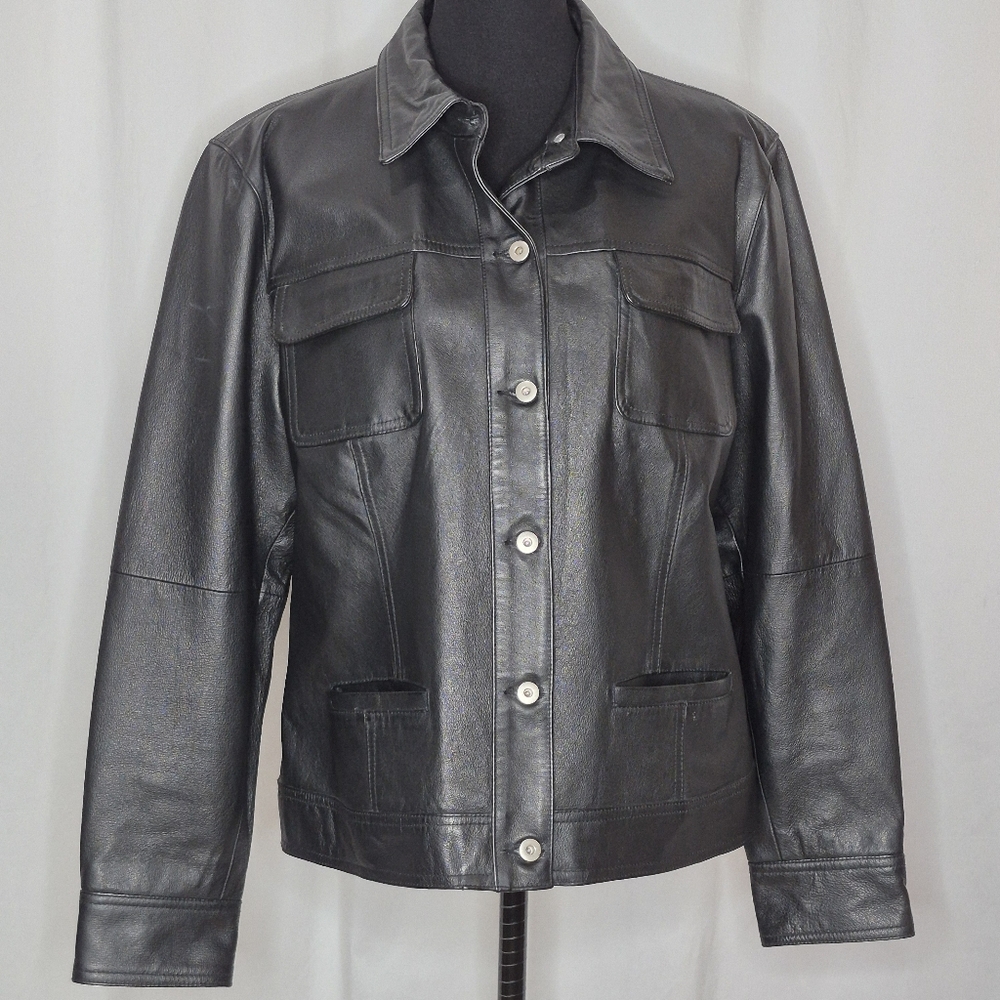 GNW Black Leather Jacket